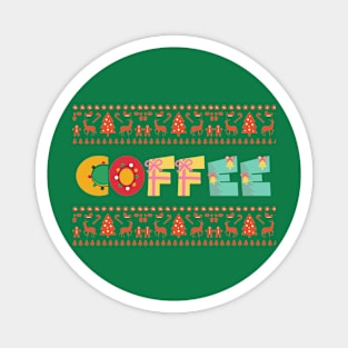 Christmas Coffee Magnet